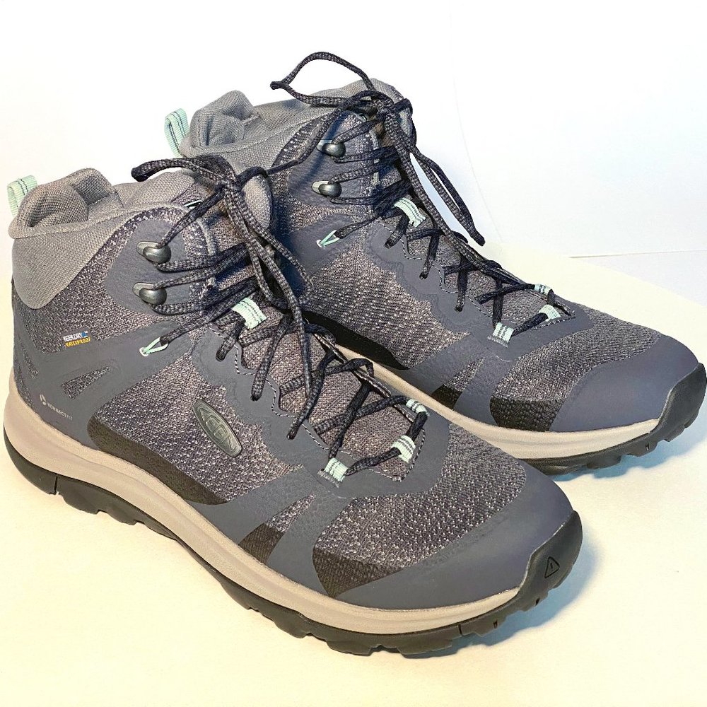 Keen Terradora ll Waterproof Hiking Boot Womens Size 11 Magnet/Ocean Wave - Picture 1 of 7
